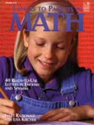 cover image of Letters to Parents in Math